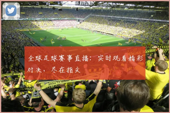 全球足球赛事直播:实时观看精彩对决,尽在指尖