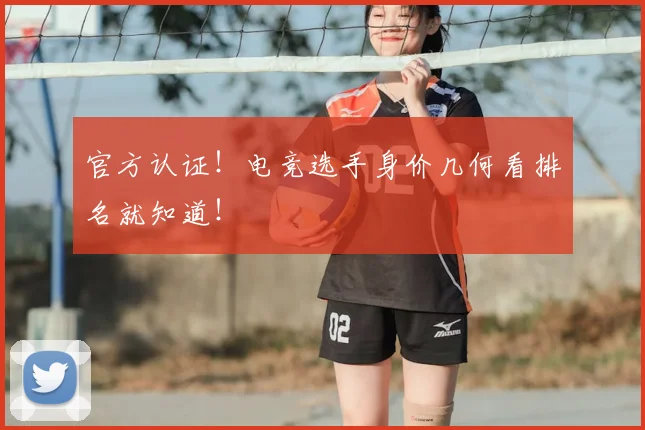官方认证！电竞选手身价几何看排名就知道！